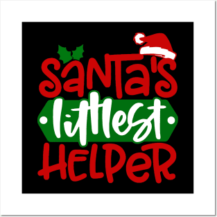 Santa's Littlest Helper Posters and Art